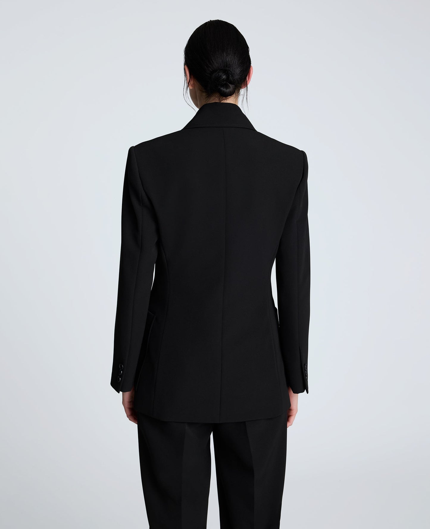 Luxe Twill Double Breasted Jacket