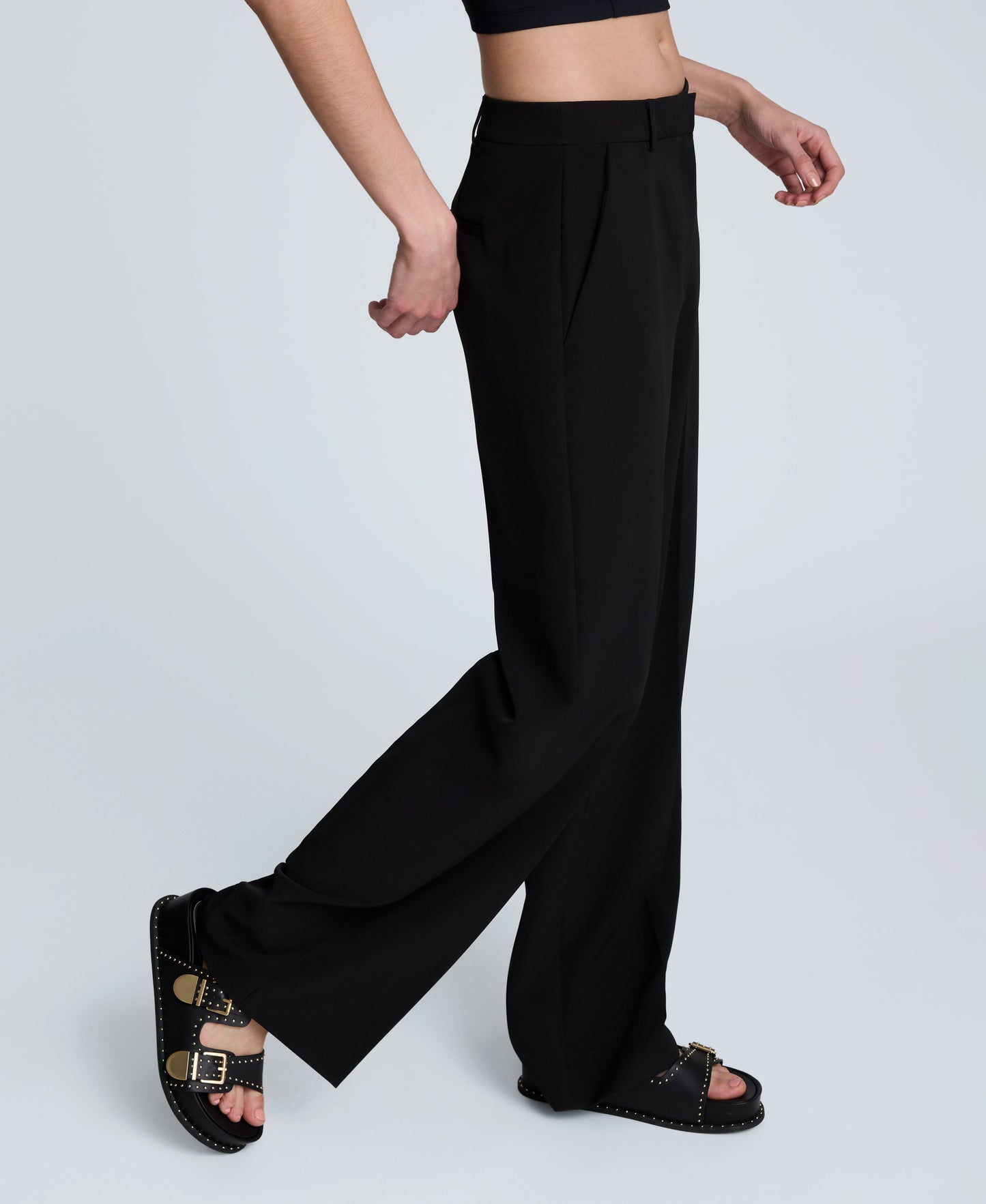 Luxe Twill Wide Leg Pant
