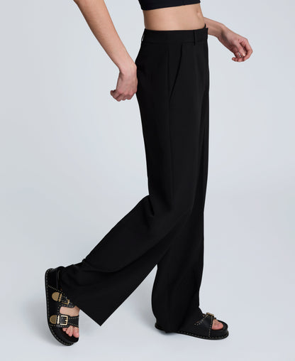 Luxe Twill Wide Leg Pant
