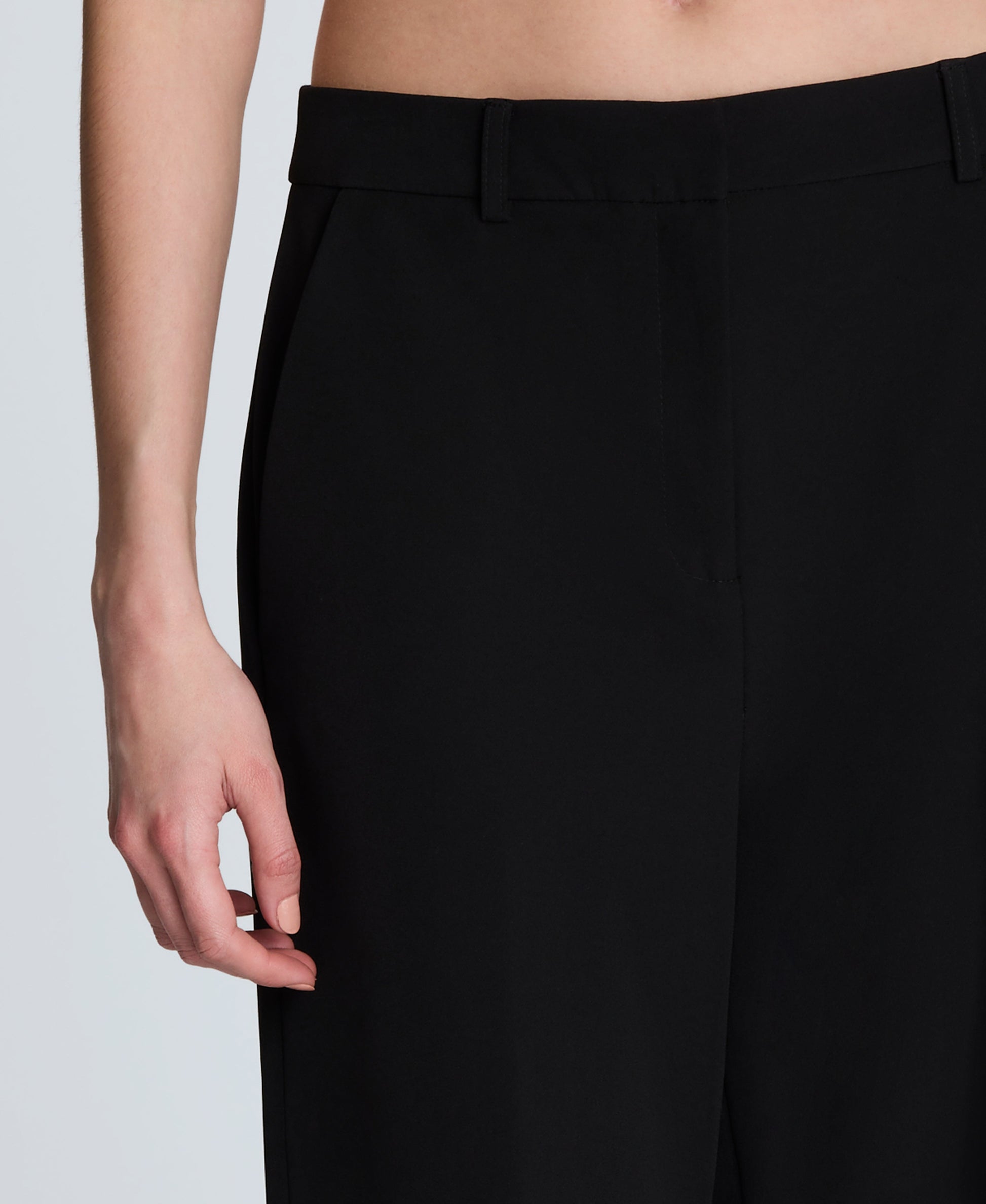 Luxe Twill Wide Leg Pant