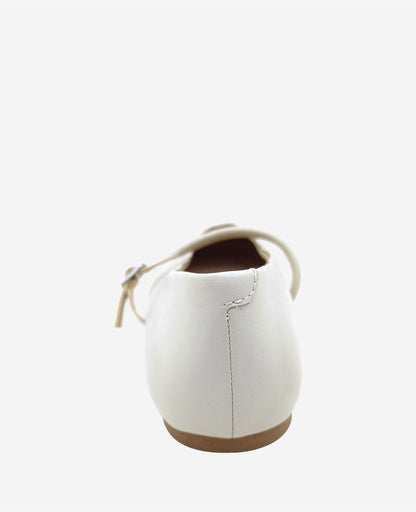 Magnolia Leather Ballet Flat