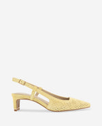 Marbella Perforated Suede Slingback Heel