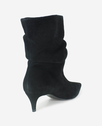 Marsha Suede Kitten Heel Bootie
