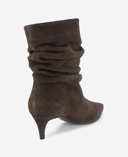 Marsha Suede Kitten Heel Bootie