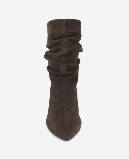Marsha Suede Kitten Heel Bootie