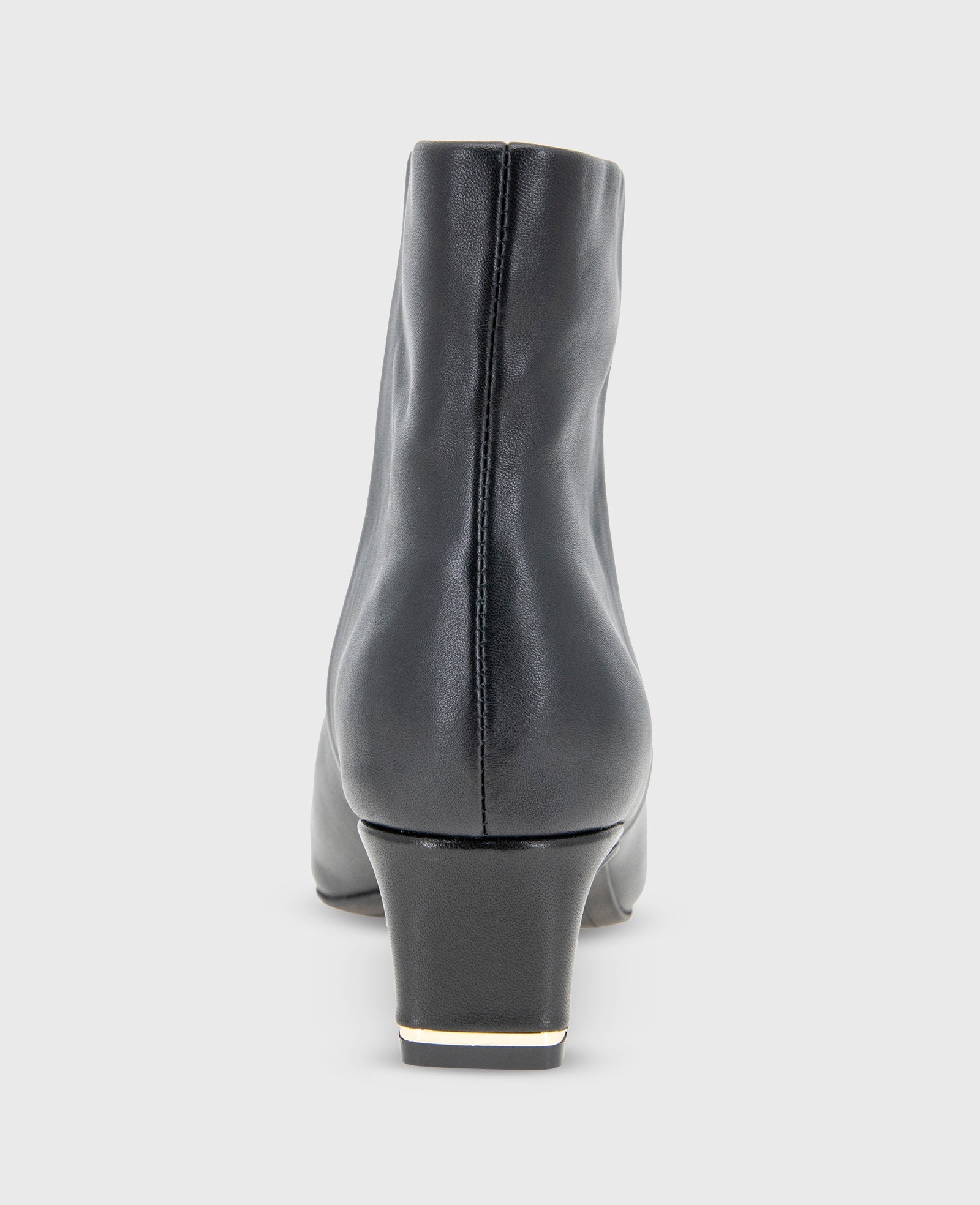Miranda Leather Heel Bootie
