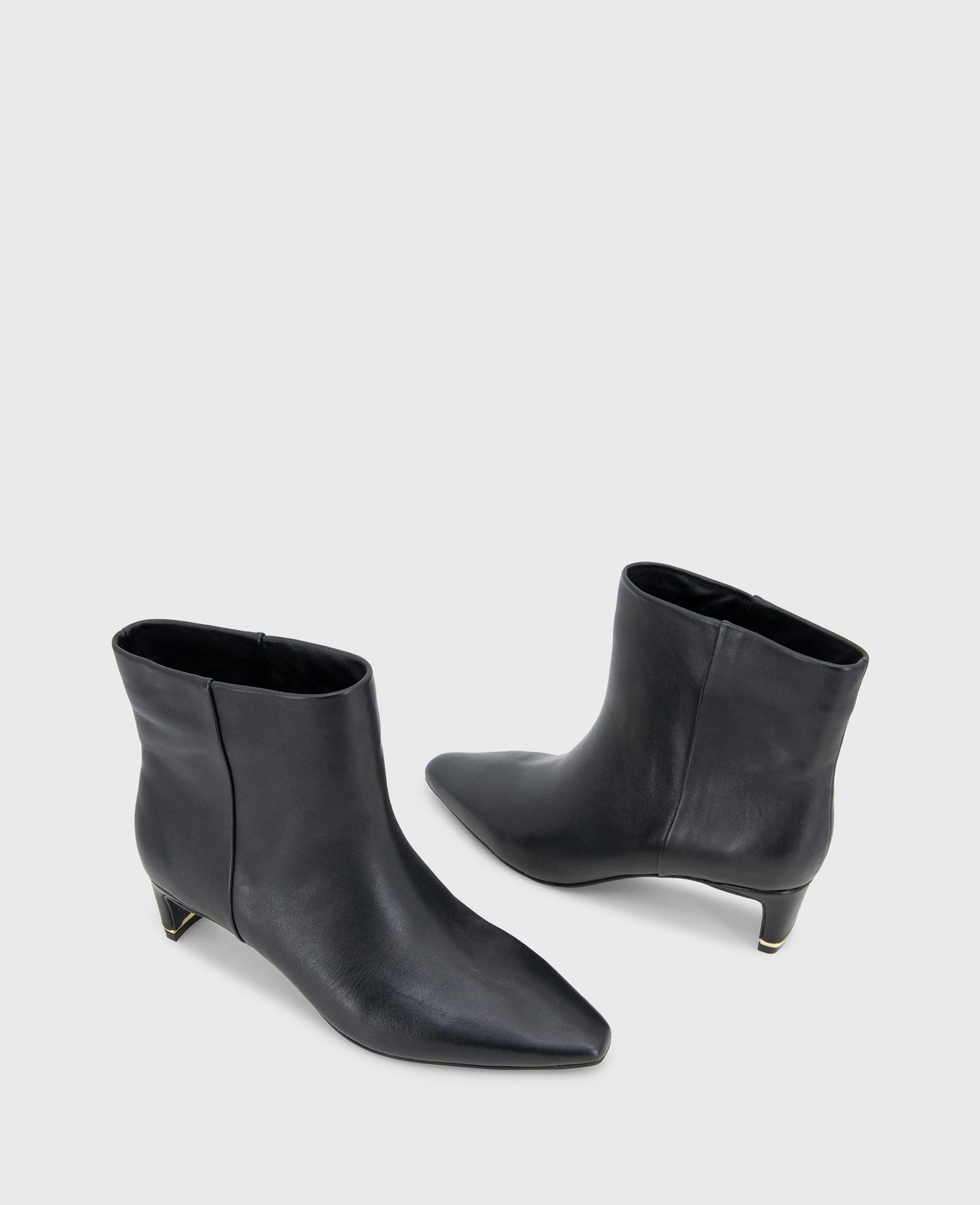 Miranda Leather Heel Bootie