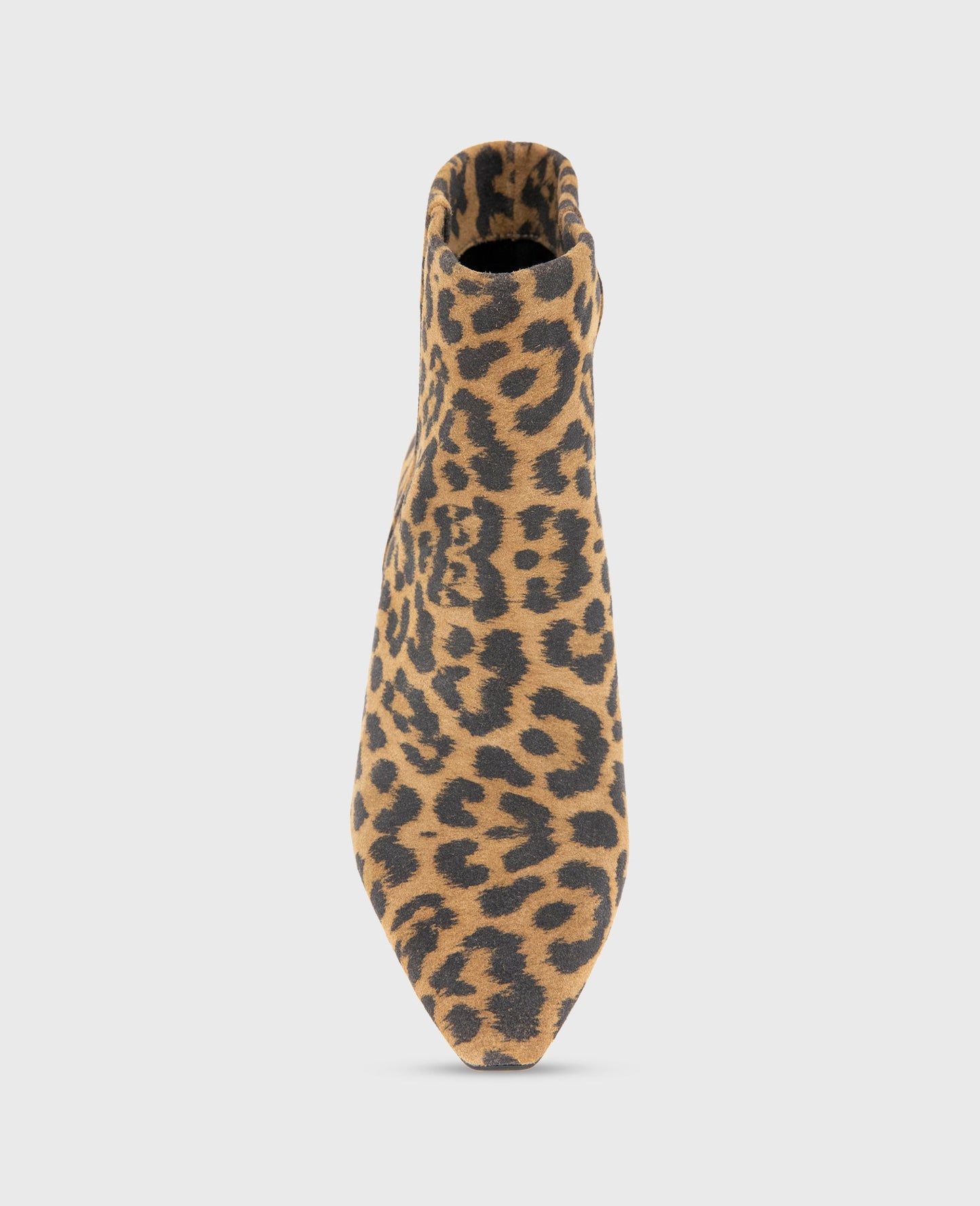 Miranda Suede Leopard Heel Bootie