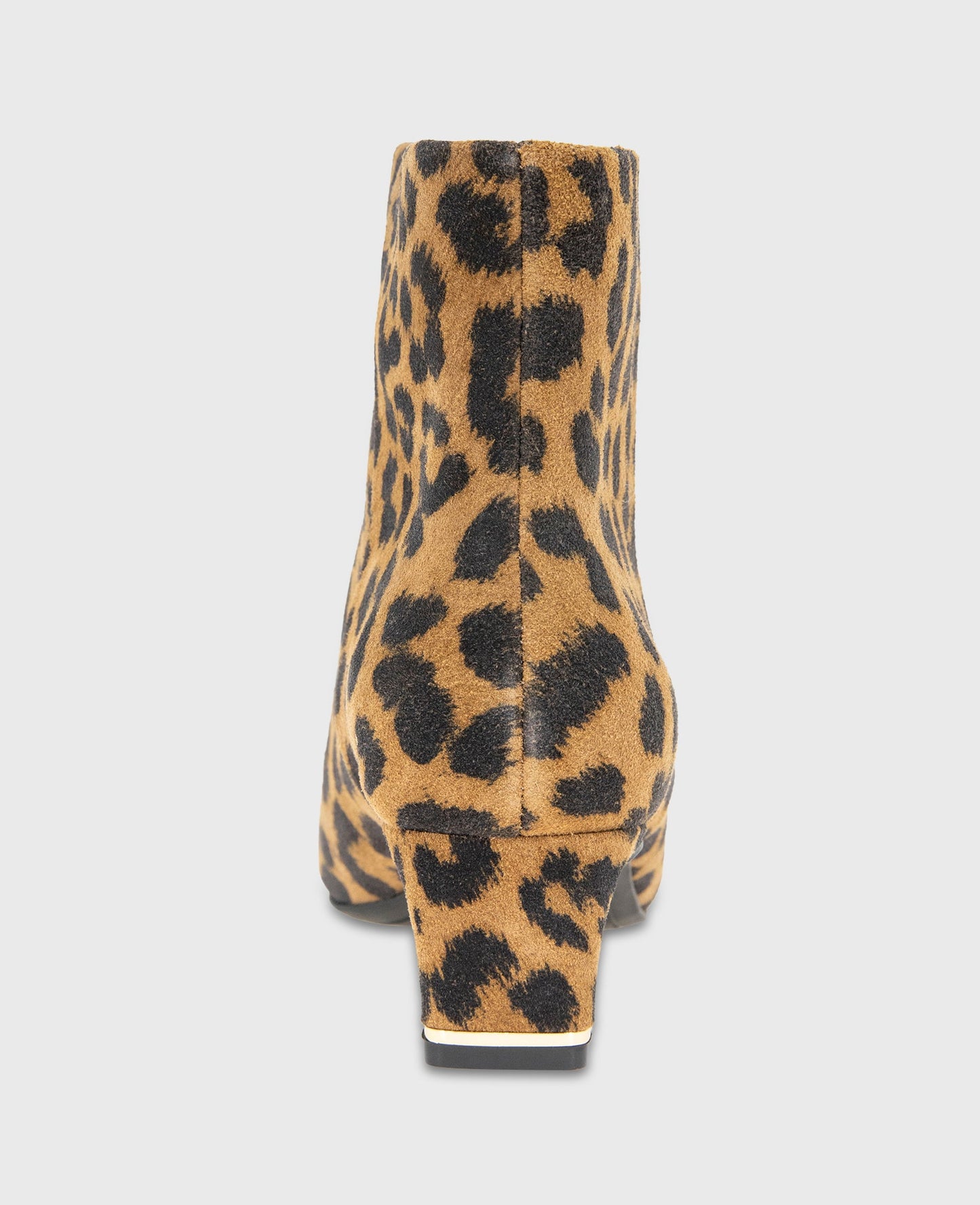 Miranda Suede Leopard Heel Bootie