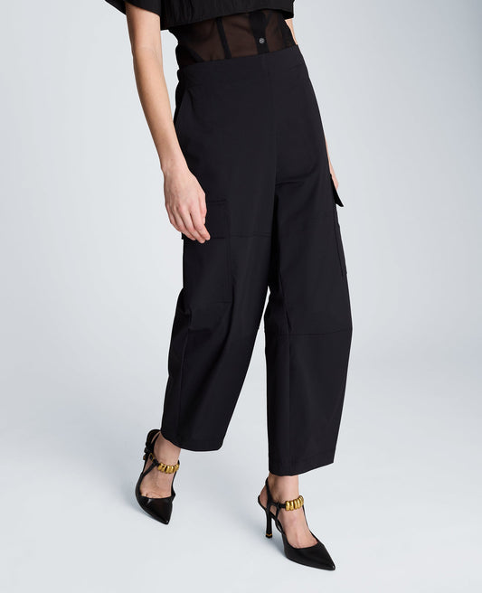 Pull On Barrel Leg Pant with Cargo Pockets