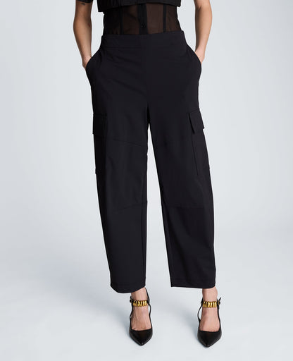 Pull On Barrel Leg Pant with Cargo Pockets