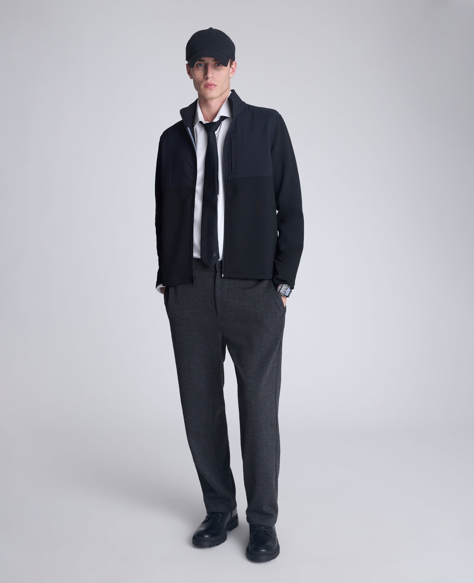 Mock Neck Full Zip Jacket