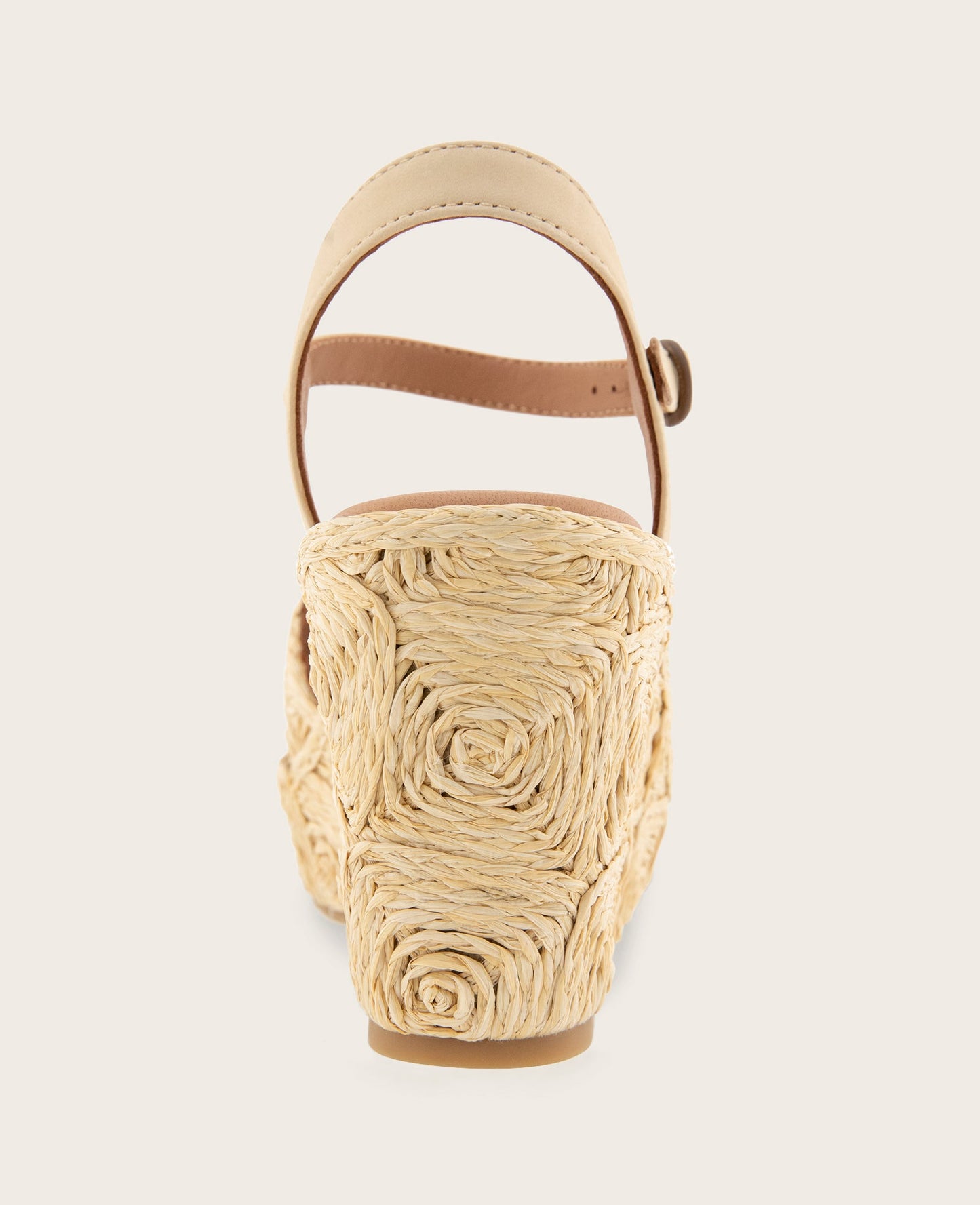 GENTLE SOULS - Nevio Raffia Platform Wedge