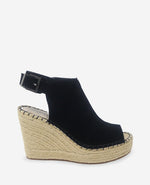 Olivia Suede Espadrille Wedge Sandal