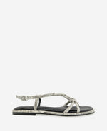 Paria Embossed Knot Detail Sandal