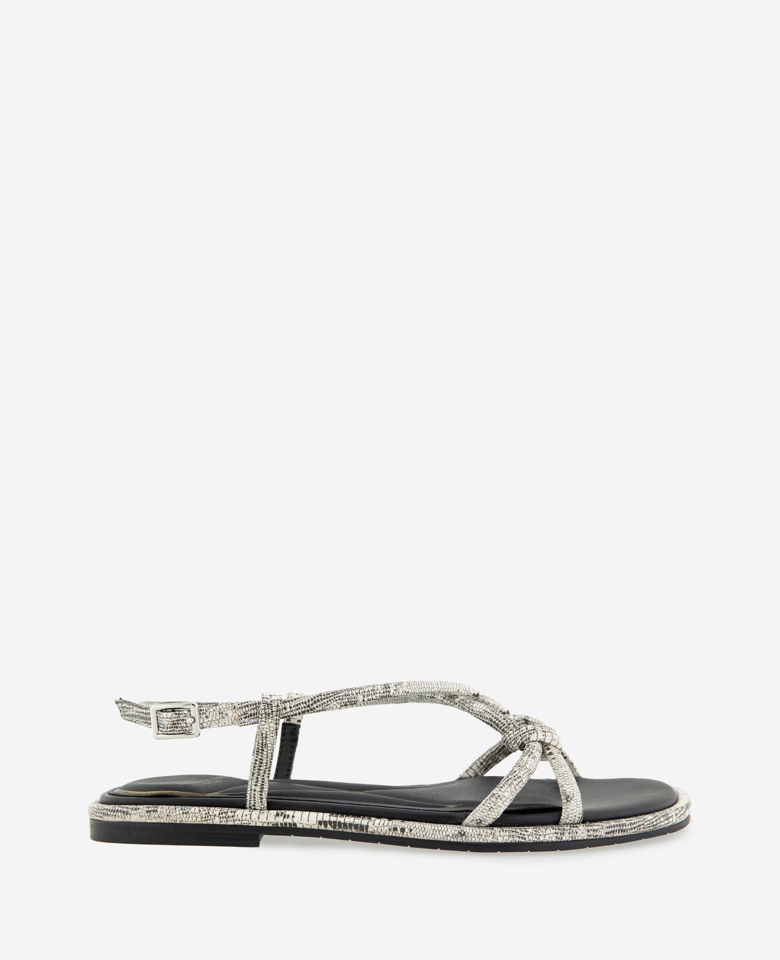 Paria Embossed Knot Detail Sandal