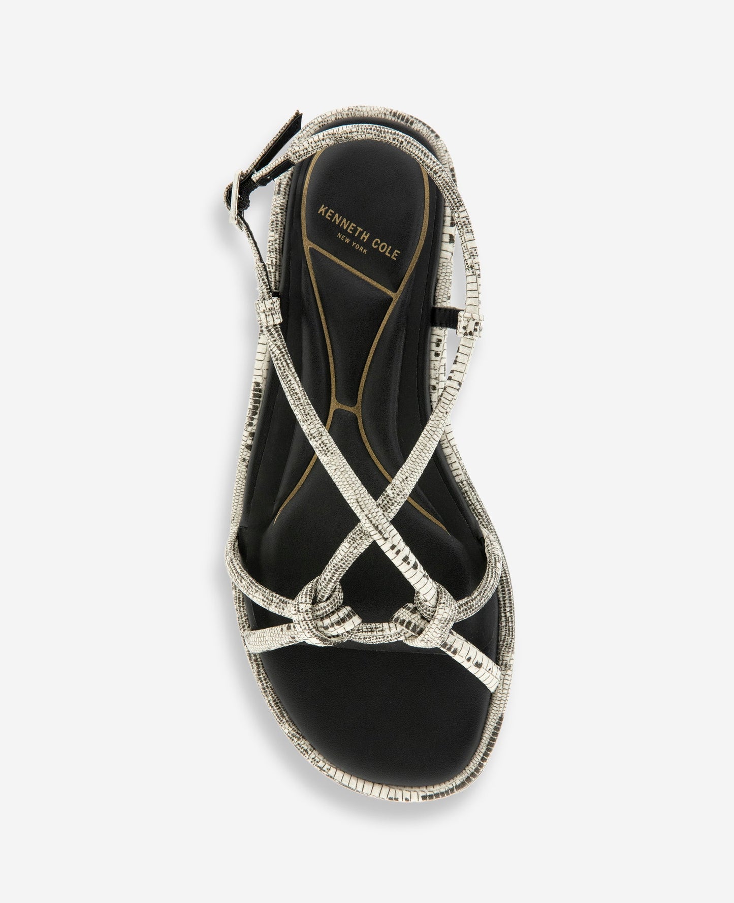 Paria Embossed Knot Detail Sandal