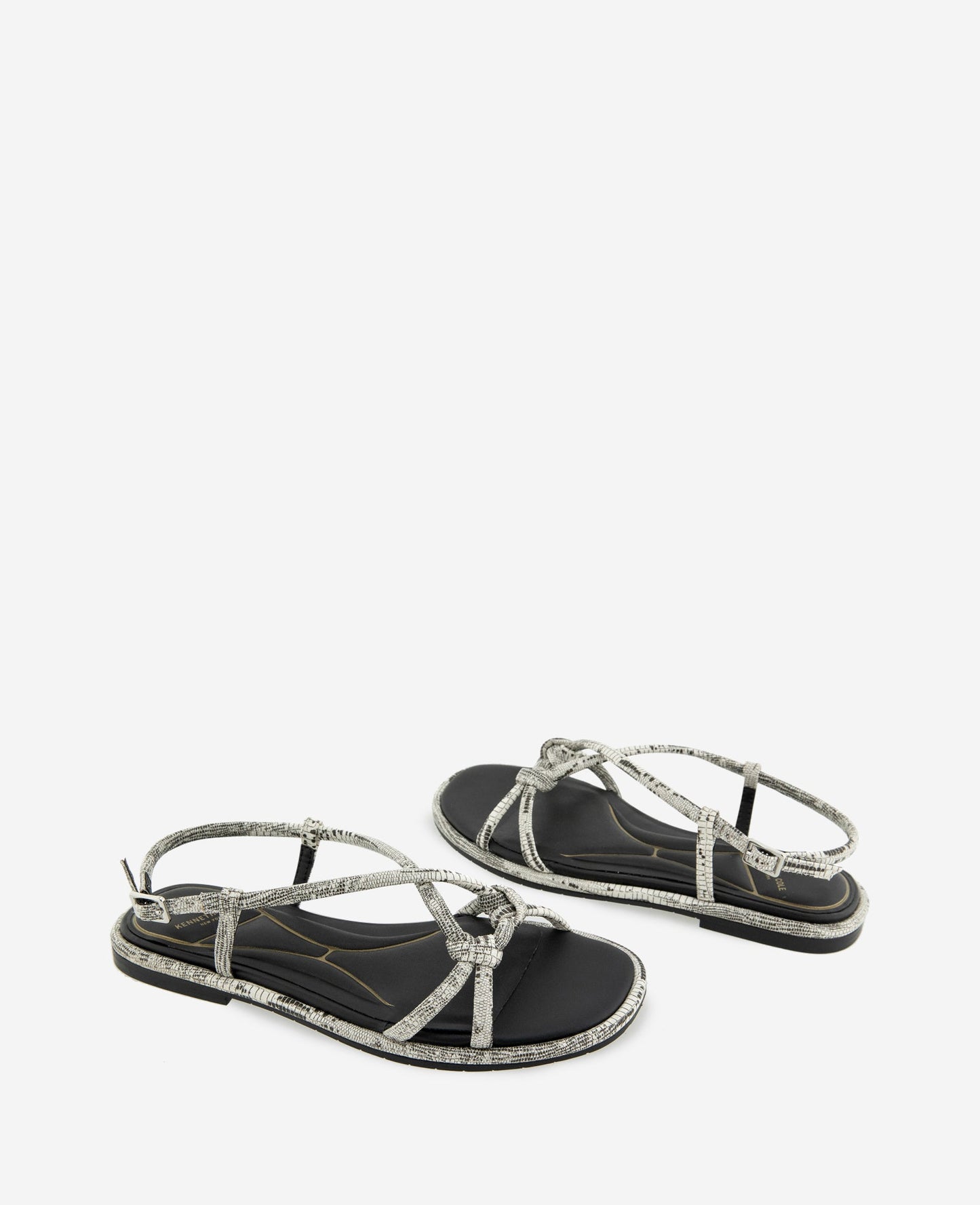 Paria Embossed Knot Detail Sandal