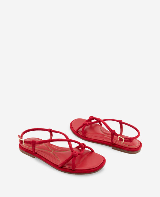 Paria Suede Knot Detail Sandal