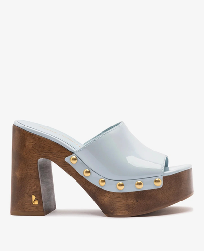 Larroudé x Kenneth Cole: Mule Maya Patent Leather