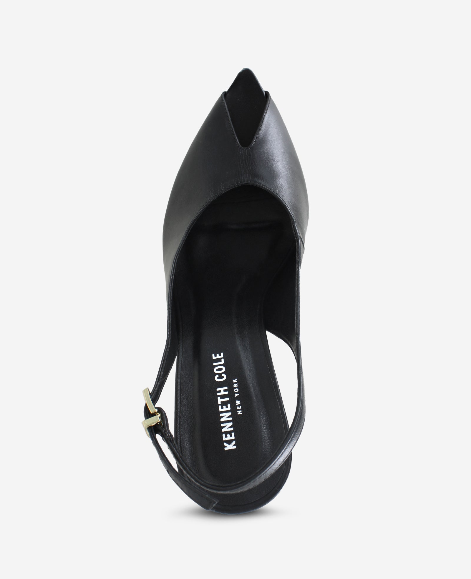 Priya Leather Peep Toe Slingback Heel
