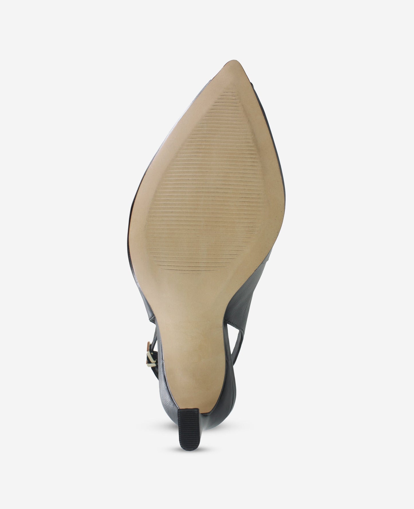 Priya Leather Peep Toe Slingback Heel