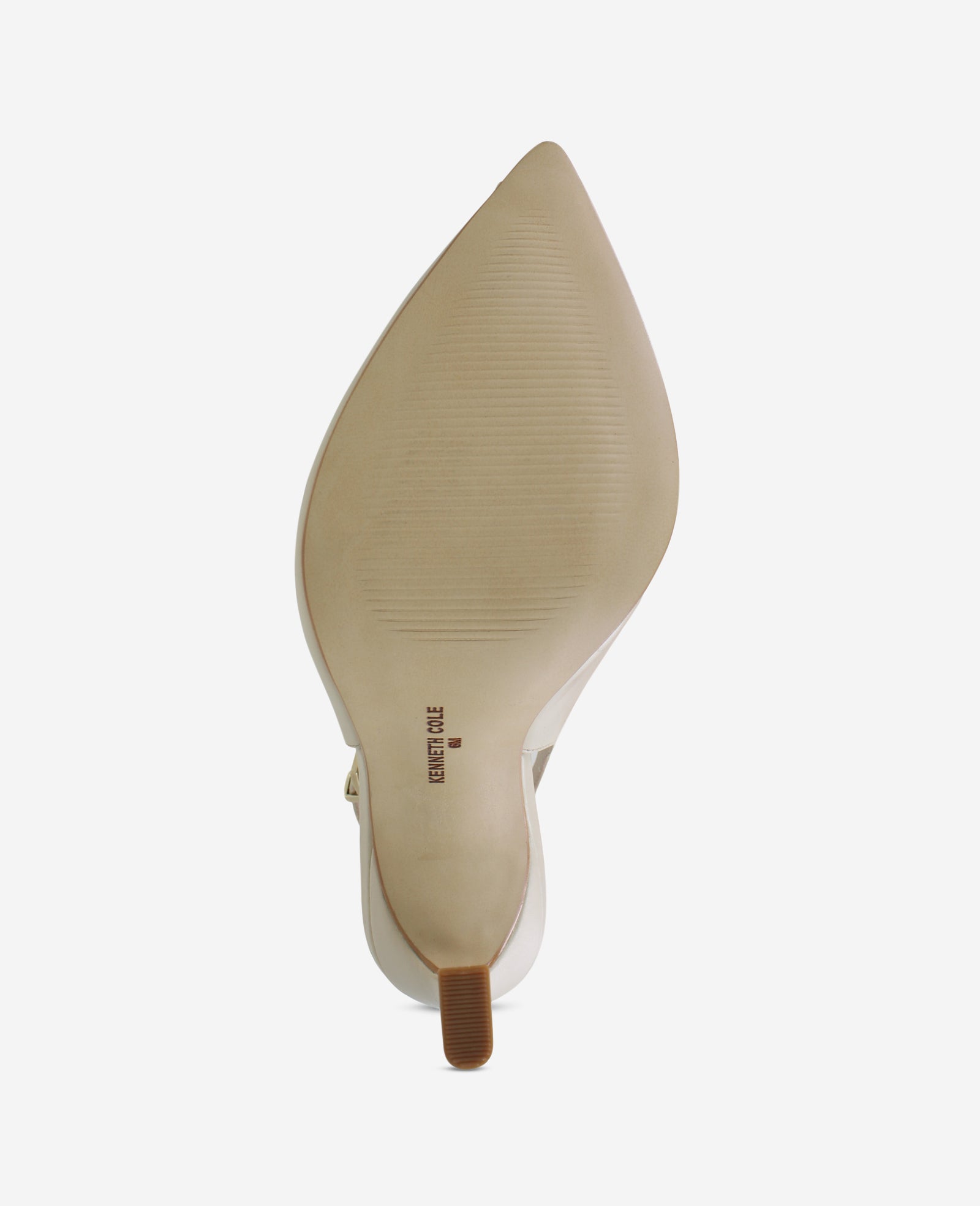 Priya Leather Peep-Toe Slingback Heel