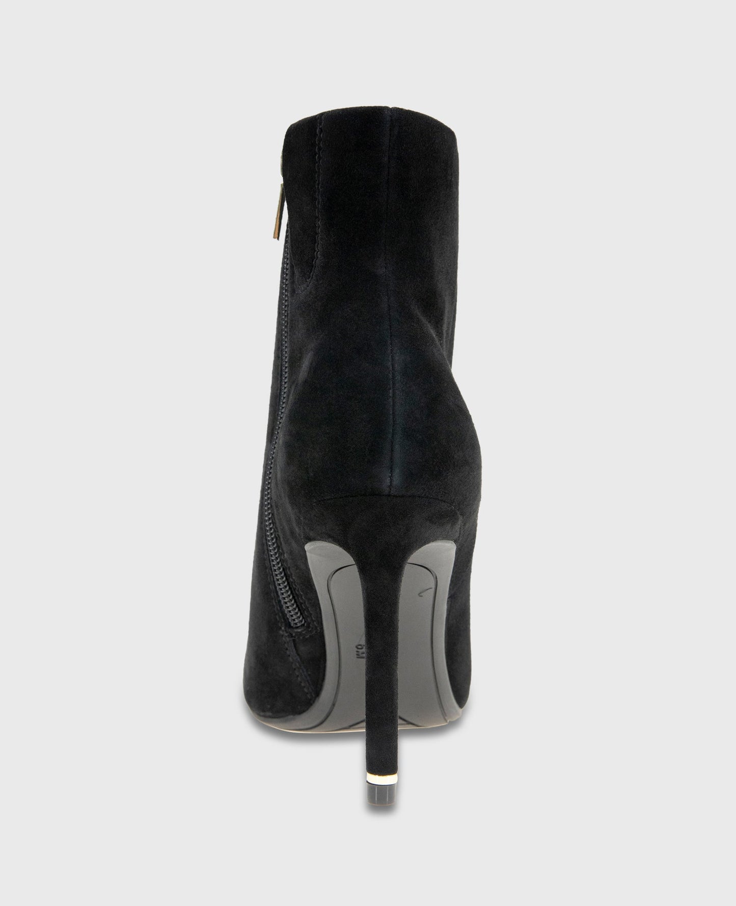 Quincy Suede Heel Ankle Bootie