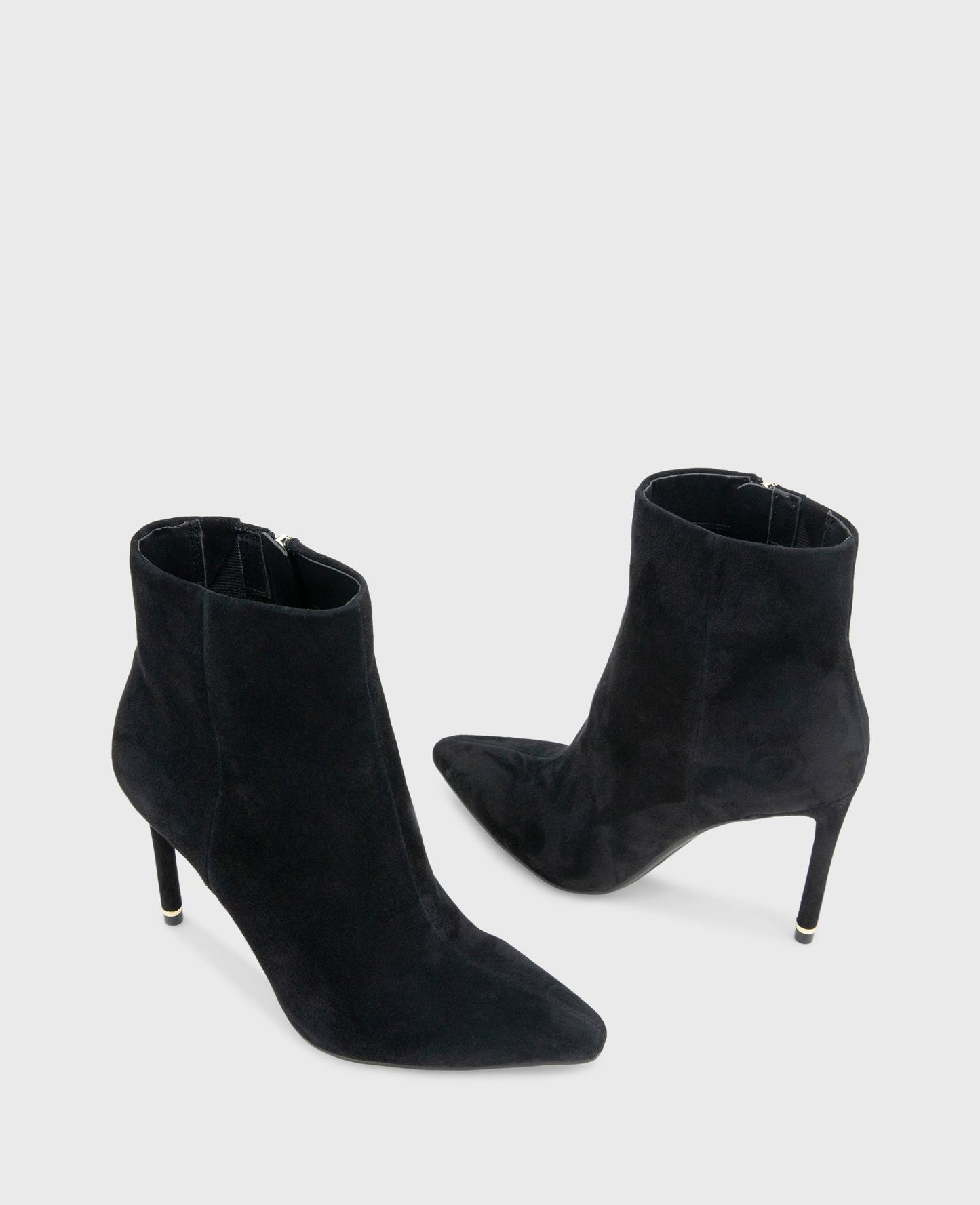 Quincy Suede Heel Ankle Bootie
