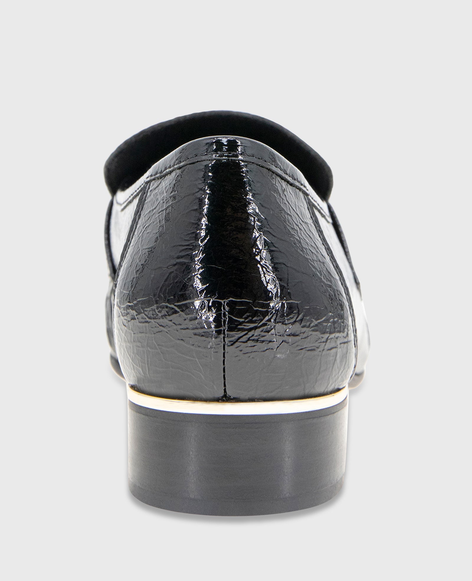 Reece Crinkle Patent Penny Loafer