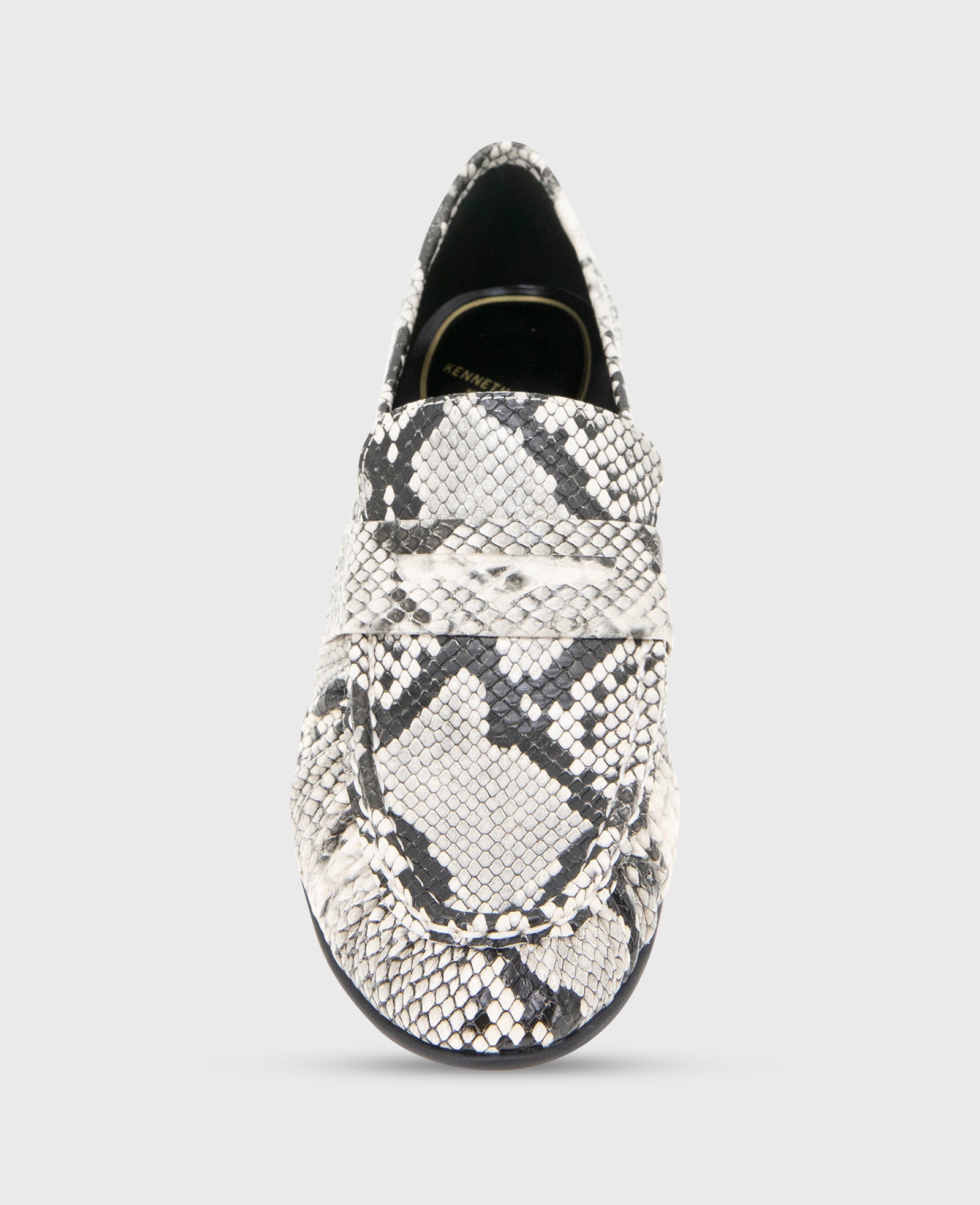 Reece Embossed Snake Penny Loafer