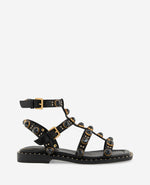 Ruby Leather Jewel Gladiator Sandal