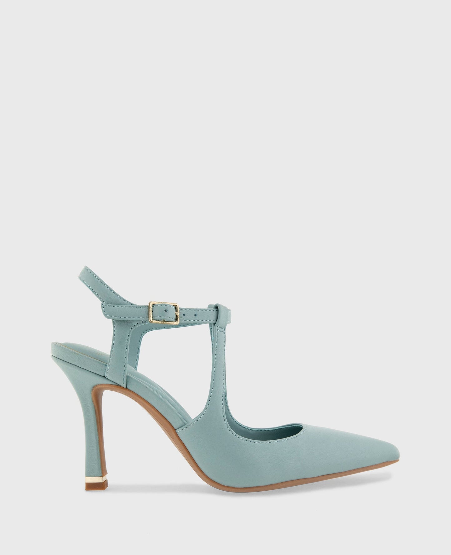 Romi Leather Ankle Slingback Heel