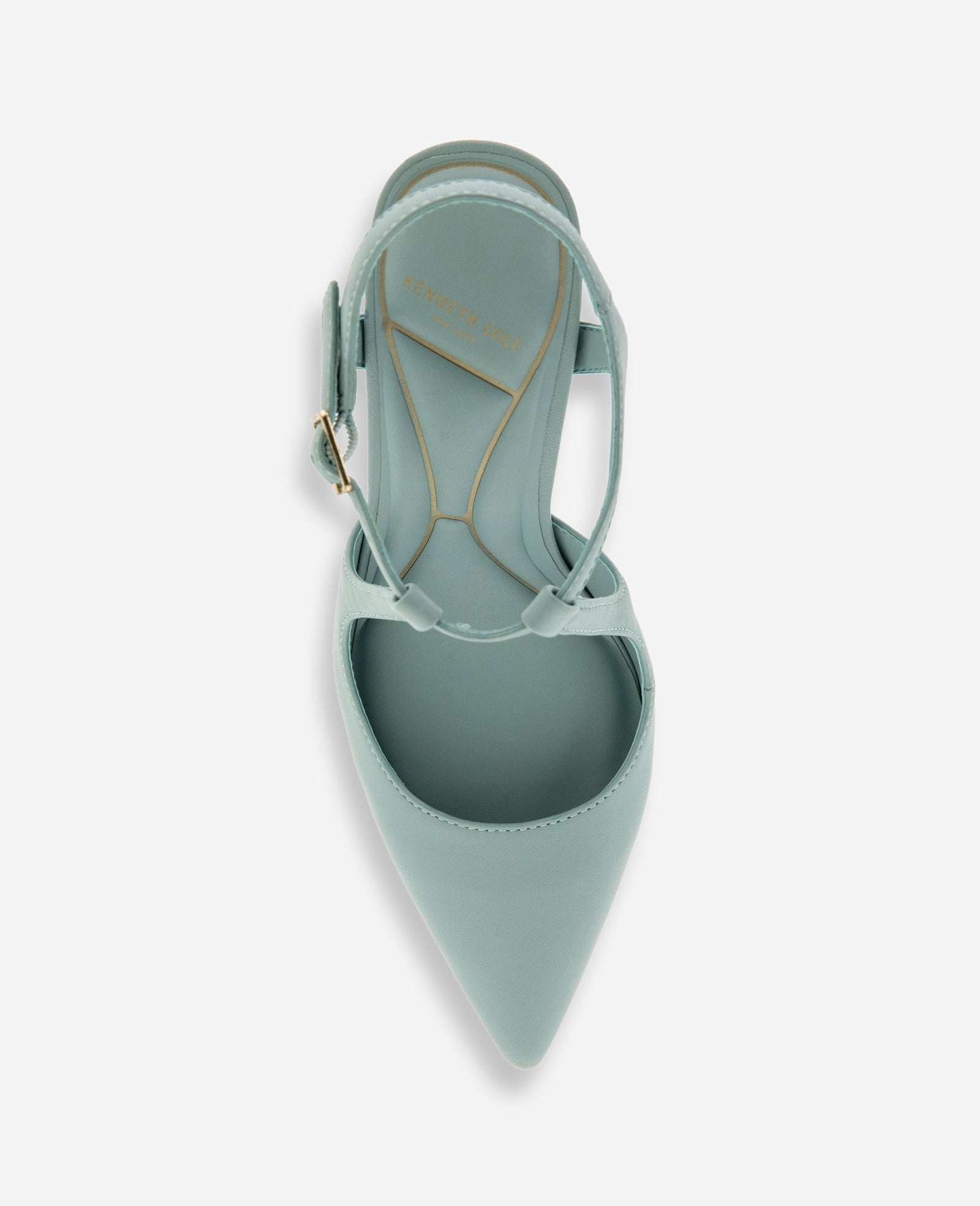 Romi Leather Ankle Slingback Heel