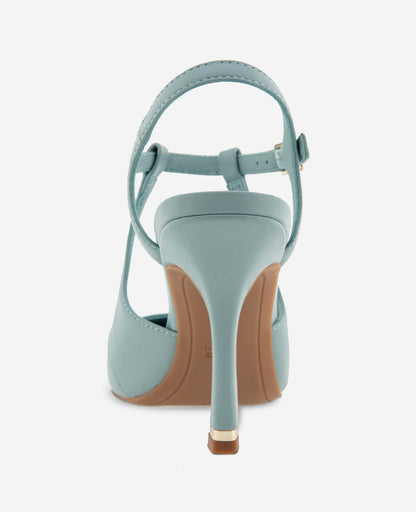 Romi Leather Ankle Slingback Heel