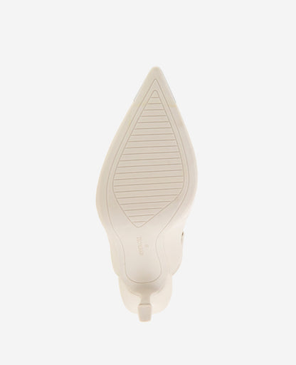 Romi T-Strap Leather Slingback Heel
