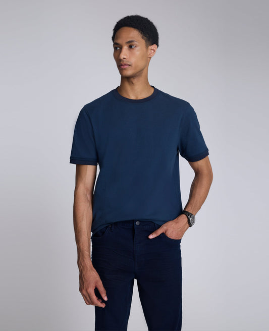 Ribbed Crewneck Tee