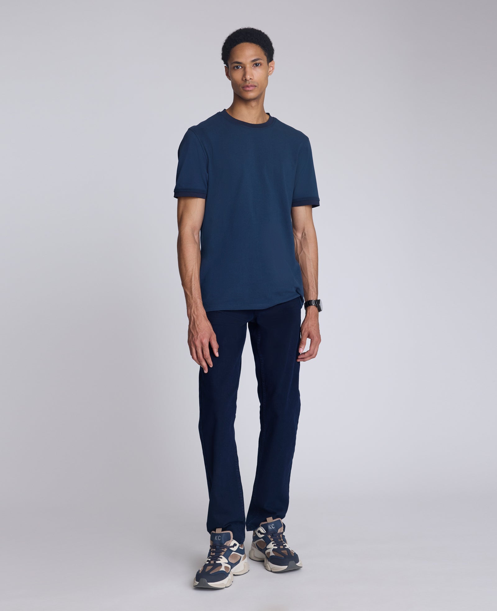 Ribbed Crewneck Tee