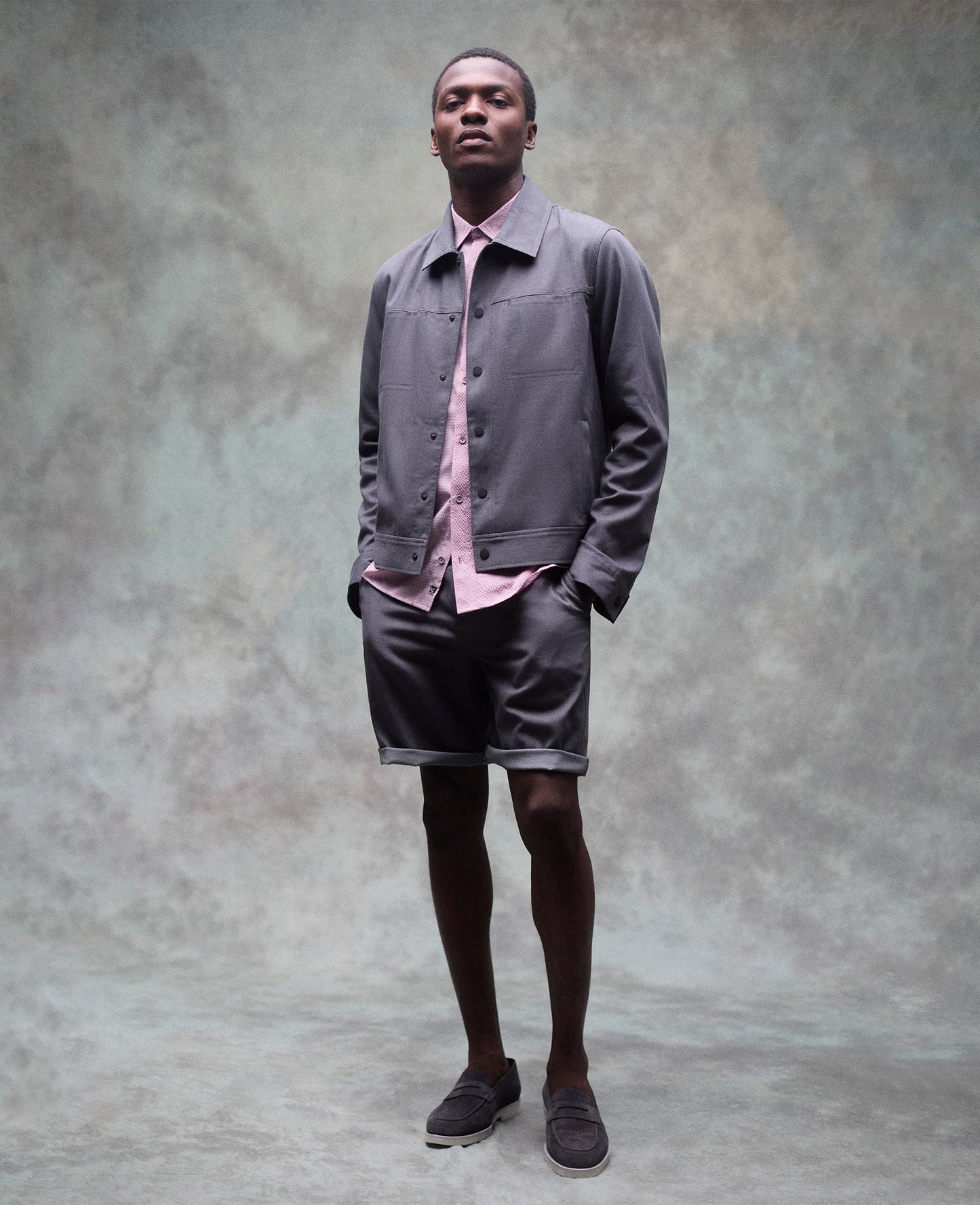 Washed Denim Short
