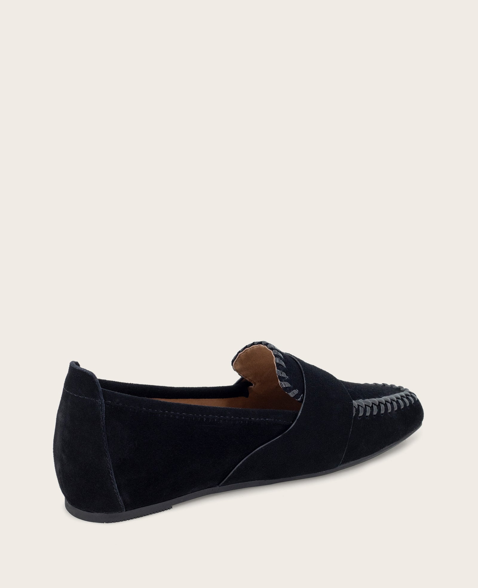 GENTLE SOULS - Sandra Suede Braid Detail Loafer