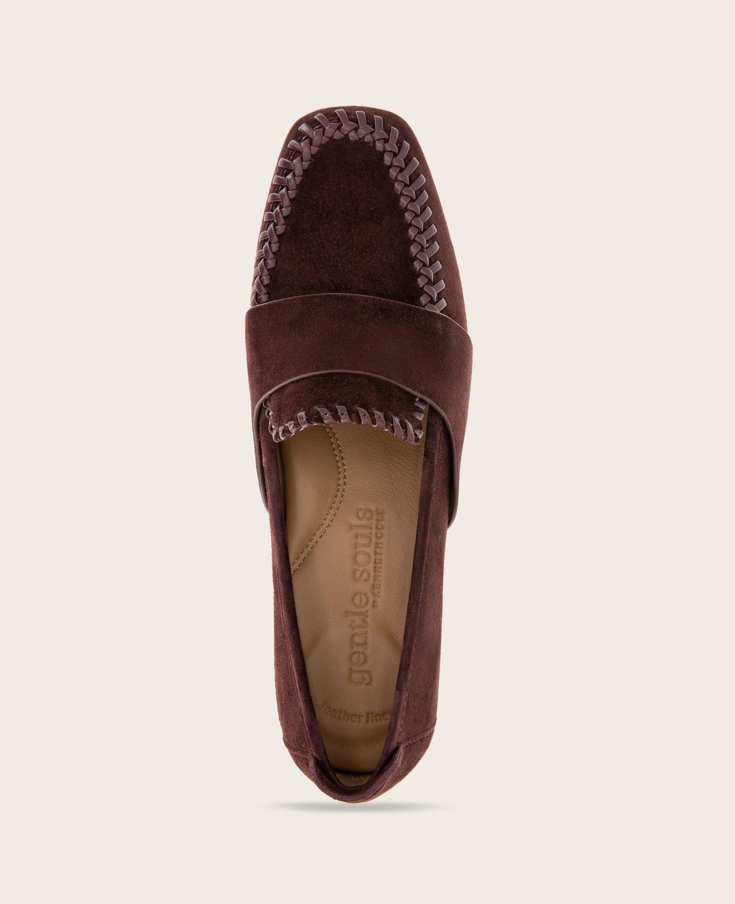 GENTLE SOULS - Sandra Suede Braid Detail Loafer