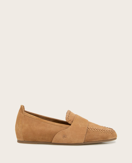GENTLE SOULS - Sandra Suede Braid Detail Loafer