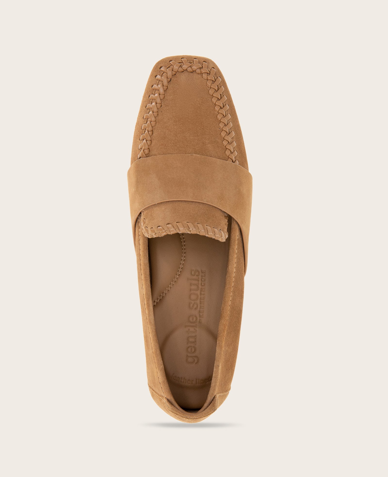 GENTLE SOULS - Sandra Suede Braid Detail Loafer