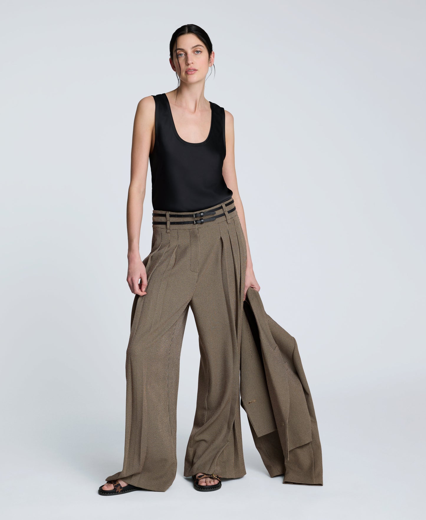 Satin Scoop Neck Tank