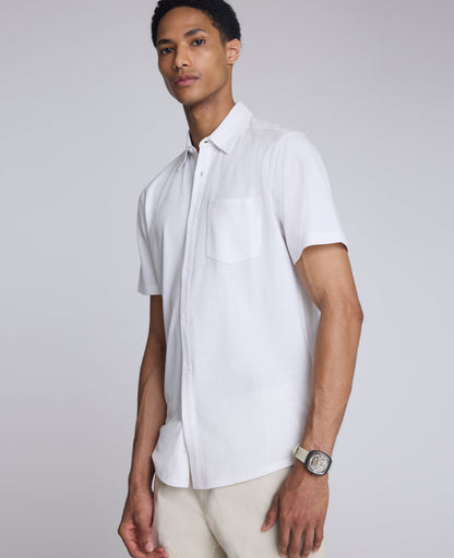 Short Sleeve Sportshirt with Chest Pocket