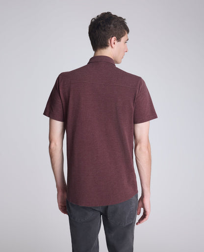 Short Sleeve Sportshirt with Chest Pocket