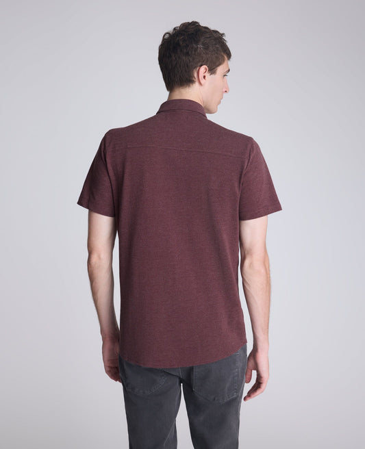 Short Sleeve Sportshirt with Chest Pocket