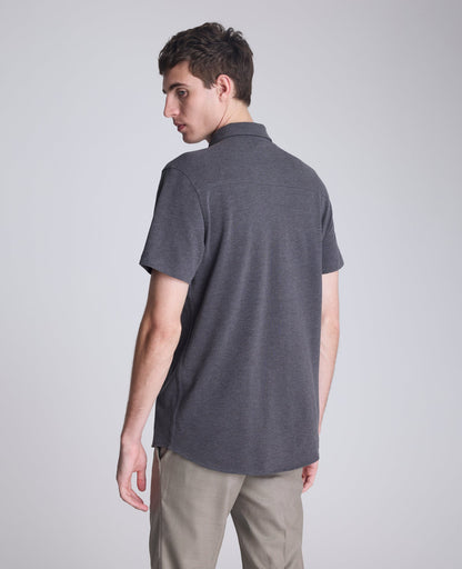Short Sleeve Sportshirt with Chest Pocket