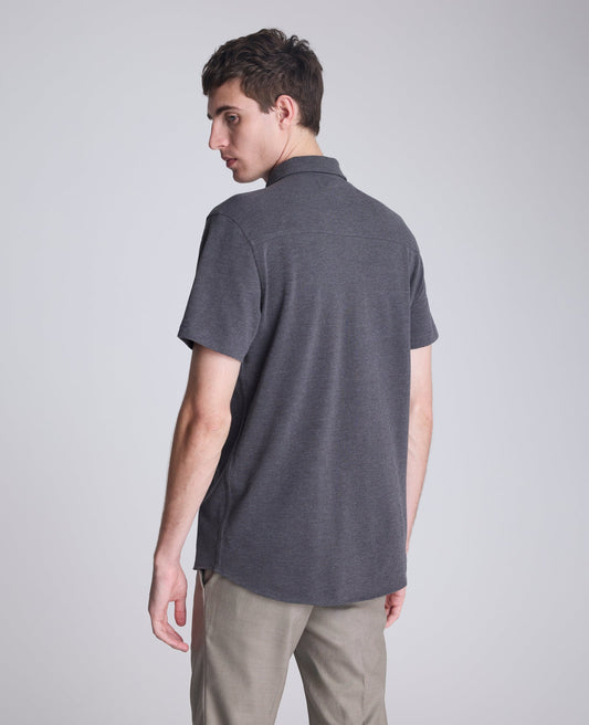 Short Sleeve Sportshirt with Chest Pocket