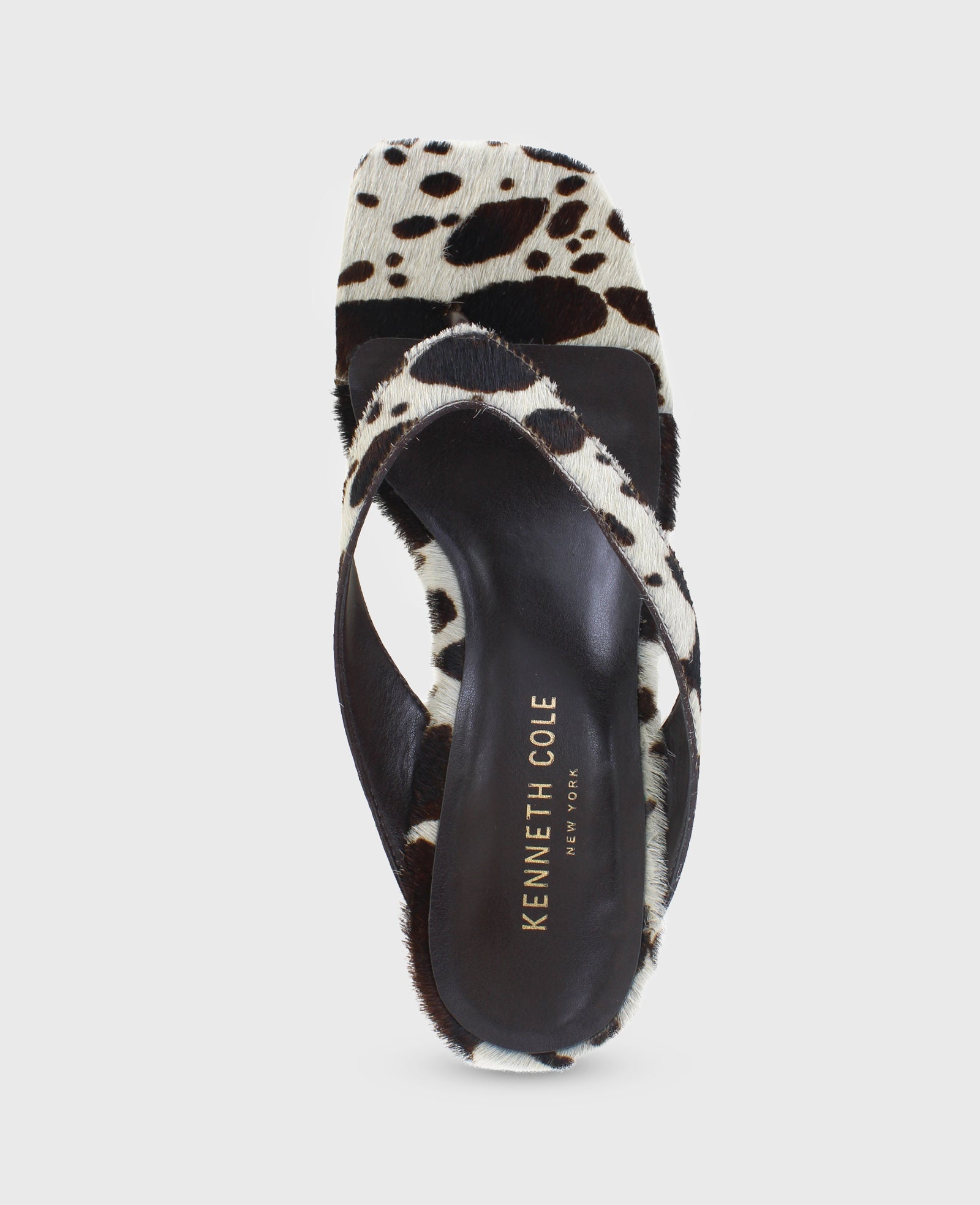 Susannah Calf Hair Thong Wedge Sandal